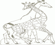 Printable on noahs ark coloring mural  giraffes by jan brett coloring pages